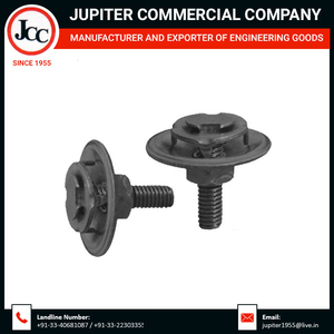 Sujetadores de cinturón ovalados, acabado negro, pintado, nuevo - Product Image 3