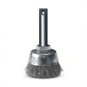 Brosse en fil métallique tressé Stanley pour meuleuses d'angle en acier - Product Image 2