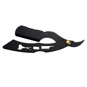 Navaja de Afeitar Profesional de Doble Filo de Acero Inoxidable de Alta Calidad, Plegable, para Barberos Profesionales - Product Image 1