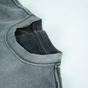 Camiseta de Hombre de Algodón/Poliéster de 220 g/m² con Lavado Ácido, Cuello Redondo, Manga Corta, Impresión Serigráfica, Ecológica - Product Image 3