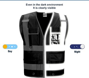 Chaleco de Seguridad de Alta Visibilidad con Logotipo Personalizado, 5 Bolsillos Reflectantes, Secado Rápido y Transpirable, 100% Poliéster, Ropa de Trabajo para Verano - Product Image 5