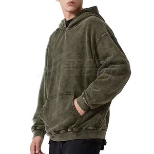 Design personnalisé vente en gros sweats à capuche lavés à l'acide meilleure qualité pas cher prix sweats à capuche lavés à l'acide OEM mode sweats à capuche lavés à l'acide - Product Image 4