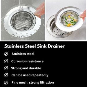 Nhiệm vụ nặng nề rửa lưu vực cống Lọc Stopper bồn rửa <span class=keywords><strong>jali</strong></span> từ nhà bếp phòng tắm vòi hoa sen cống thép không gỉ bồn rửa Lọc drainer - Product Image 2