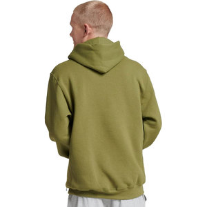 Drawstring Cotton Blend Hoodie Unisex <b>Pullover</b> Plain Hooded Sweatshirt Hoodie - Product Image 1