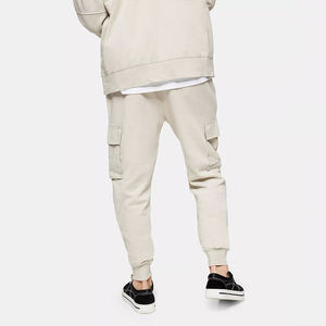 Vêtements de sport avec logo personnalisé Vêtements de sport unis pour hommes Sweat à capuche cargo et jogger 2 pièces ensemble survêtement cargo décontracté - Product Image 3