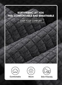 Women's Lightweight <b>Waffle</b> Knit Hooded Pullover Sweatshirt Long Sleeve Winter Solid Windproof Pocket ODM Fabric - Product Image 6