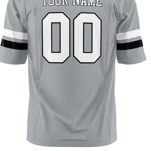 Maillot de football américain personnalisé pour hommes uniforme sportif OEM avec logo de l'équipe polyester respirant haut en tissu évacuant l'humidité à séchage rapide - Product Image 2