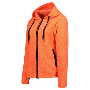 Elegante chaqueta cálida con cremallera Polar Fleece Sportswear ajustable con capucha chaqueta transpirable de peso pesado con logotipo personalizado - Product Image 3