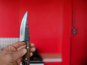 Cuchillo de Chef Exclusivo Hecho a Mano de Acero Inoxidable de Grado Industrial, Hoja Afilada, Premium para Cocina y Exteriores, Personalizable OEM, 3 Años de Garantía - Product Image 5