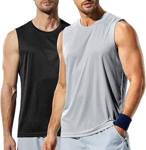 Débardeur sans manches d'été pour hommes, chemise athlétique, fitness, musculation - Product Image 1