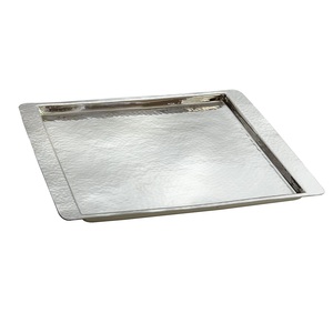 Plateau à chocolat en acier inoxydable Plateau design fait main poli brillant Plateau de service en métal fantaisie classique et élégant - Product Image 2