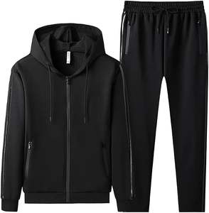 ชุดจ็อกเกอร์สองชิ้นตามสั่ง100% ผ้าฝ้ายเทอร์รี่ขนแกะขนาดพลัสไซส์ลำลองระบายอากาศได้เป็นมิตรต่อสิ่งแวดล้อม - Product Image 3