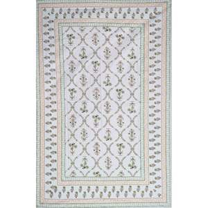Juego de Sábanas Blancas Florales de 180 Hilos, 100% Algodón, para Cama Individual, 1 Funda de Almohada, Uso Doméstico, Técnica de Costura Disponible, Juegos de 6, 3 y 4 Piezas (BSB1109) - Product Image 3