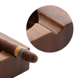 ArtisanVibe Eco-Friendly Solid Wood Square <b>Ashtray</b> Classic Pocket Design Stylish <b>Lid</b> 5.1x5.1x1.8 Inch for Indoor <b>Outdoor</b> Use - Product Image 5