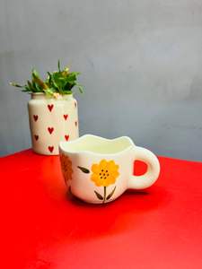 Taza de café de cerámica con flores, taza de desayuno, con flores para Hotel taza de café, oficina, regalo para cumpleaños, aniversario de San Valentín - Product Image 2