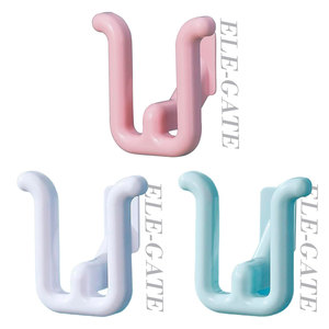 Mensola da Parete Multifunzione in Plastica Minispace, Design Minimalista con Ganci in Ferro per Organizzazione di Casa, Armadio, Bagno, Attrezzi e Scarpe - Product Image 5