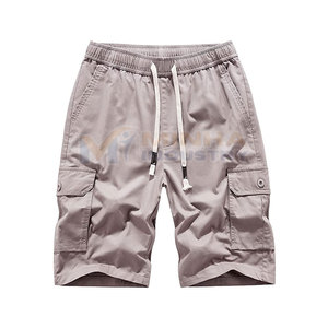 Shorts cargo pour hommes en coton léger, respirant, coupe ample, best-seller - Product Image 1