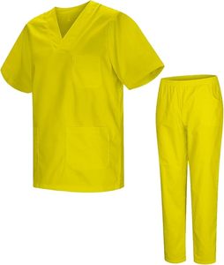 Uniforme de enfermera de manga larga para Hospital, uniforme de enfermera de 100% algodón, bata de laboratorio, uniforme de hombre de alta calidad - Product Image 1