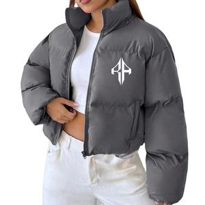 ATLANTIC nouvelle vente femmes veste d'hiver 100% Premium haute qualité respirant imprimé doudoune Logo personnalisé - Product Image 4