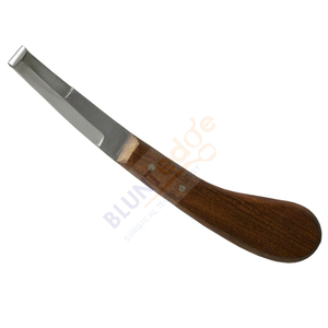 Cuchillo para Pezuñas de Acero Inoxidable Reutilizable de Primera Calidad con Mango de Madera Tradicional para un Recorte Preciso de Pezuñas en Caballos y Ganado - Product Image 6