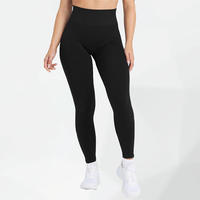 Leggings de yoga pour femmes les plus populaires, ensemble 2 pièces, couleur unie, grande taille, respirant, imperméable, anti-transpiration, taille mi-haute, réversible, sport
