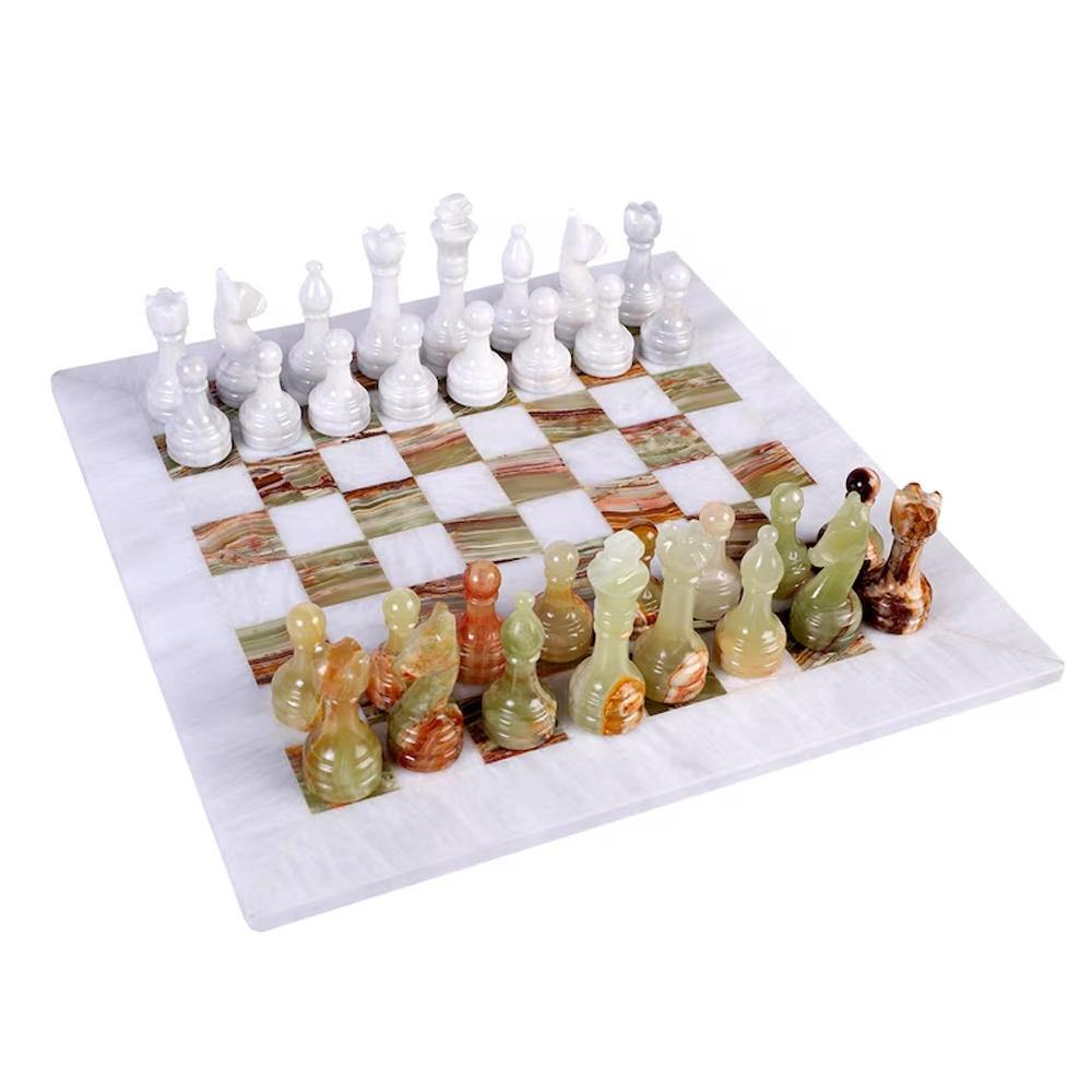 Marmeren Schaakbord voor Gezelschapsspellen