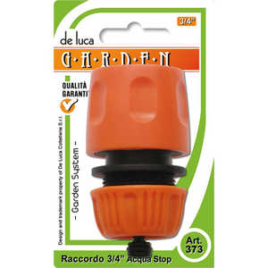 Conector Automático de Plástico de 3/4 Pulgadas para Riego de Jardín con Función de Parada de Agua - Product Image 1