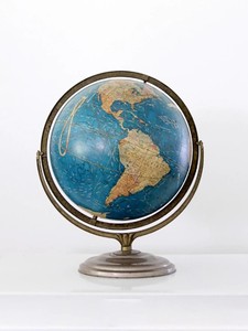 ของตกแต่งภูมิศาสตร์ของโลกบนบกของตกแต่งสำนักงานสินค้าจัดแสดงเพื่อการศึกษาภูมิศาสตร์แนววินเทจของตกแต่งโต๊ะทำงาน - Product Image 2