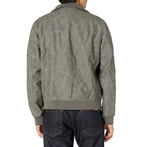 Chaqueta de cuero sintético para hombre, abrigo ajustado de piel sintética para otoño, ropa de marca, chaqueta para motocicleta - Product Image 2