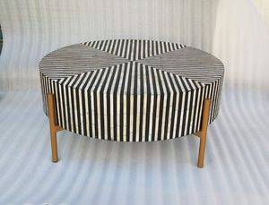 Meubles en incrustation d'os Armoire à incrustation d'os véritable de design moderne avec 7 tiroirs pour armoire à incrustation d'os de salon par gm impex - Product Image 5