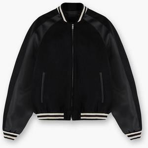 Chaqueta Bomber para hombre al mejor precio, tela cómoda con cuello levantado, decoración de piel, diseño elegante, procesamiento recubierto - Product Image 5