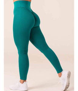 Leggings de Cintura Alta Personalizados para Mujer, Color Sólido, Elásticos en Cuatro Direcciones, Transpirables y de Secado Rápido, Ropa Deportiva para Fitness - Product Image 4