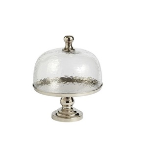 Support à gâteau de mariage classique en métal, finition argentée, pour la décoration de table d'hôtel. - Product Image 2