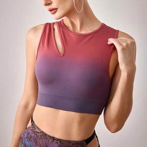 Soutien-gorge de sport pour femmes, nouvelle arrivée, personnalisable en gros, respirant, push-up, pour la salle de sport et le yoga, impression par sublimation pour la course à pied - Product Image 3