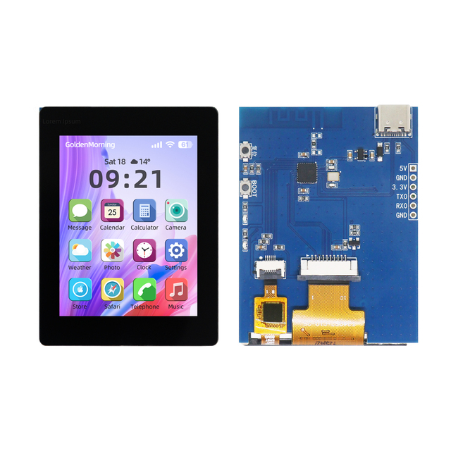 2.4-Inch ESP32-C3FH4 Development Board with WiFi for RISC-V MCU 240x320 TFT Smart Touch LCD Display
