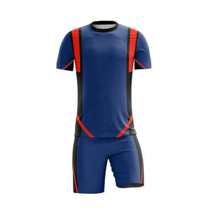 Conjunto de uniforme de fútbol 100% algodón y poliéster transpirable, ropa de verano, sublimación, precio al por mayor, 2022 - Product Image 6