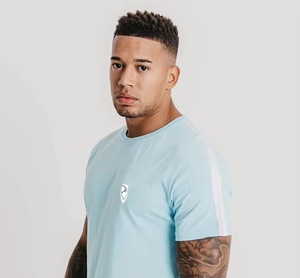 Camisetas de Jersey de Algodón de Alta Calidad para Hombre, Cuello Redondo Básico, Personalizables con Impresión Frontal, Ajuste Musculoso, Algodón/Poliéster - Product Image 5