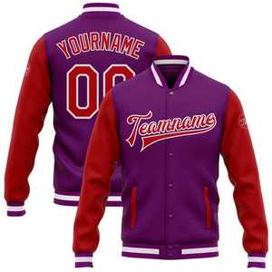 OEM personalizado Varsity chaqueta personalizada lana cuero béisbol Letterman prendas de vestir exteriores para uniforme de equipo o moda de la calle - Product Image 4