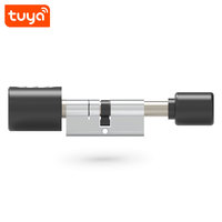 Offre Spéciale – Serrure de Porte Intelligente Tuya avec Cylindre BT, Déverrouillage par Mot de Passe, Carte IC et Application, pour Portes en Acier/Aluminium/Bois PST-Mate-P
