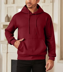 Sudadera con capucha de poliéster con logotipo personalizado básico, cómoda, sostenible, lavable, para el hogar, hotel, avión, viaje, exterior, interior, para adultos - Product Image 1