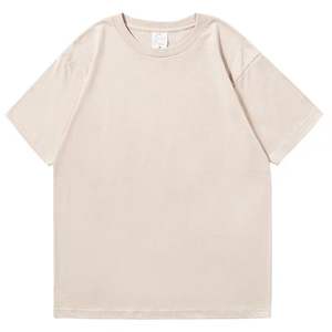 Camiseta Casual Transpirable de Algodón 100 % de 380 g/m², Corte Regular, Color Sólido, Logotipo Personalizado, Impresión Puff y Serigrafía para Hombre - Product Image 4