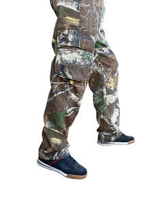 Pantalones Cargo de Cintura Alta para Mujer, Estilo Urbano, Holgados, con Múltiples Bolsillos - Product Image 1