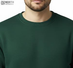 Sudadera de Alta Calidad para Hombre, Invierno, Lisa, de Forro Polar, Color Personalizado, Manga Larga, Estilo Urbano, de Algodón - Product Image 5