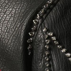 Veste d'hiver en cuir de vache imperméable et écologique pour homme, prix d'usine, style streetwear, élégante, chauffante, respirante, bomber - Product Image 6