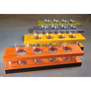 แก้วไวน์ไม้สนตกแต่งบ้านดีไซน์ทันสมัย - Product Image 2