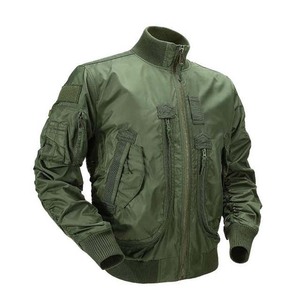 Chaquetas de bombardero personalizadas en blanco, fabricación de ropa Lisa para hombres, precio al por mayor, chaqueta de bombardero de nailon y poliéster estilo callejero - Product Image 2