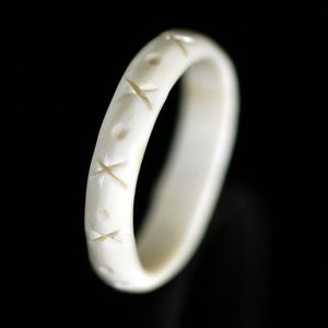 TIMELESS UNISEX SCUlPTELD BONE <b>RING</b> Handcrafted Statement Jewelry with Minimalist Elegance - Product Image 6