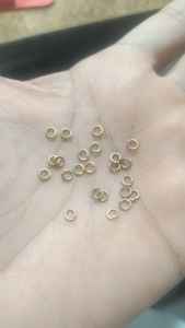 Anillos de conector de latón hechos a medida hechos en tamaño 2 mm adecuados para diseñadores de joyas y tiendas de cuentas para reventa - Product Image 4