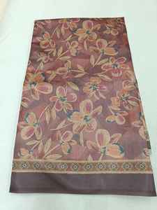 Sari en coton doux auto-soie tissu doux 6.30 coupe meilleure qualité sari en tissu - Product Image 5