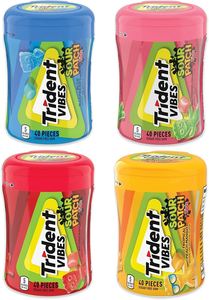 Goma de Mascar de Frutas Mixtas Sin Azúcar, Trident Refrescante y Afrutada, Paquete de 12 Unidades - Product Image 6